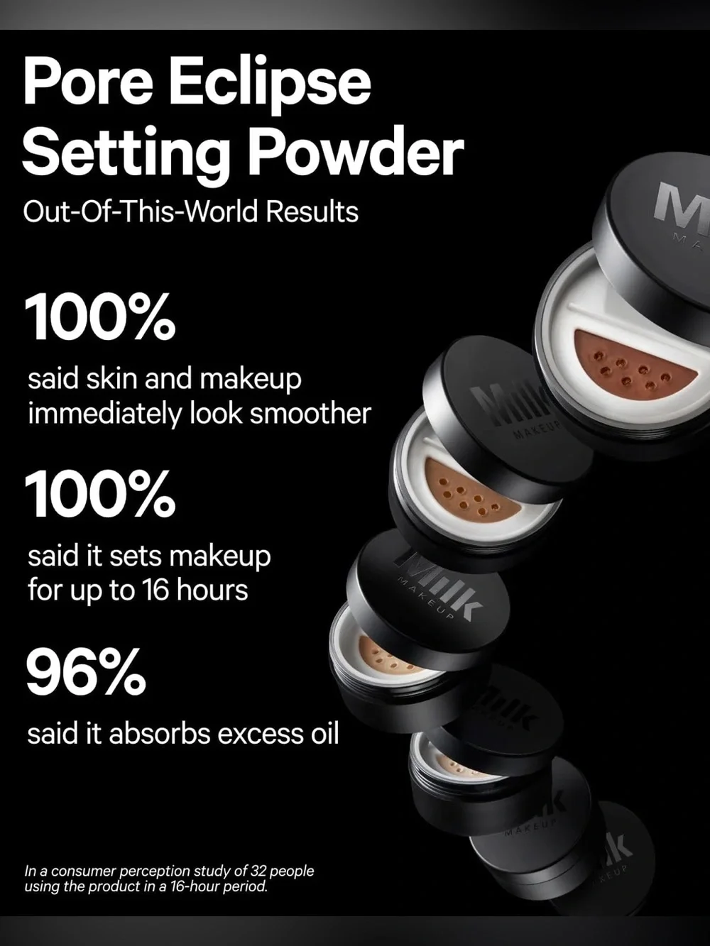 ✨ NEW IN BOX Milk Makeup Pore Eclipse Matte Translucent Setting Powder Medium ✨